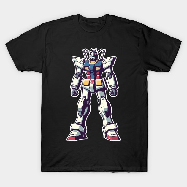 Gundam RX 78 T-Shirt by Chibi Pops